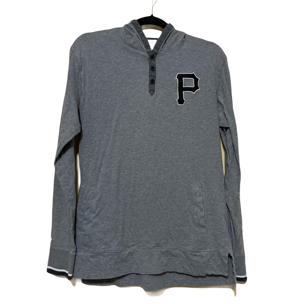 Pittsburgh Pirates Mitchell & Ness Cooperstown Collection Hooded Henley Men’s M